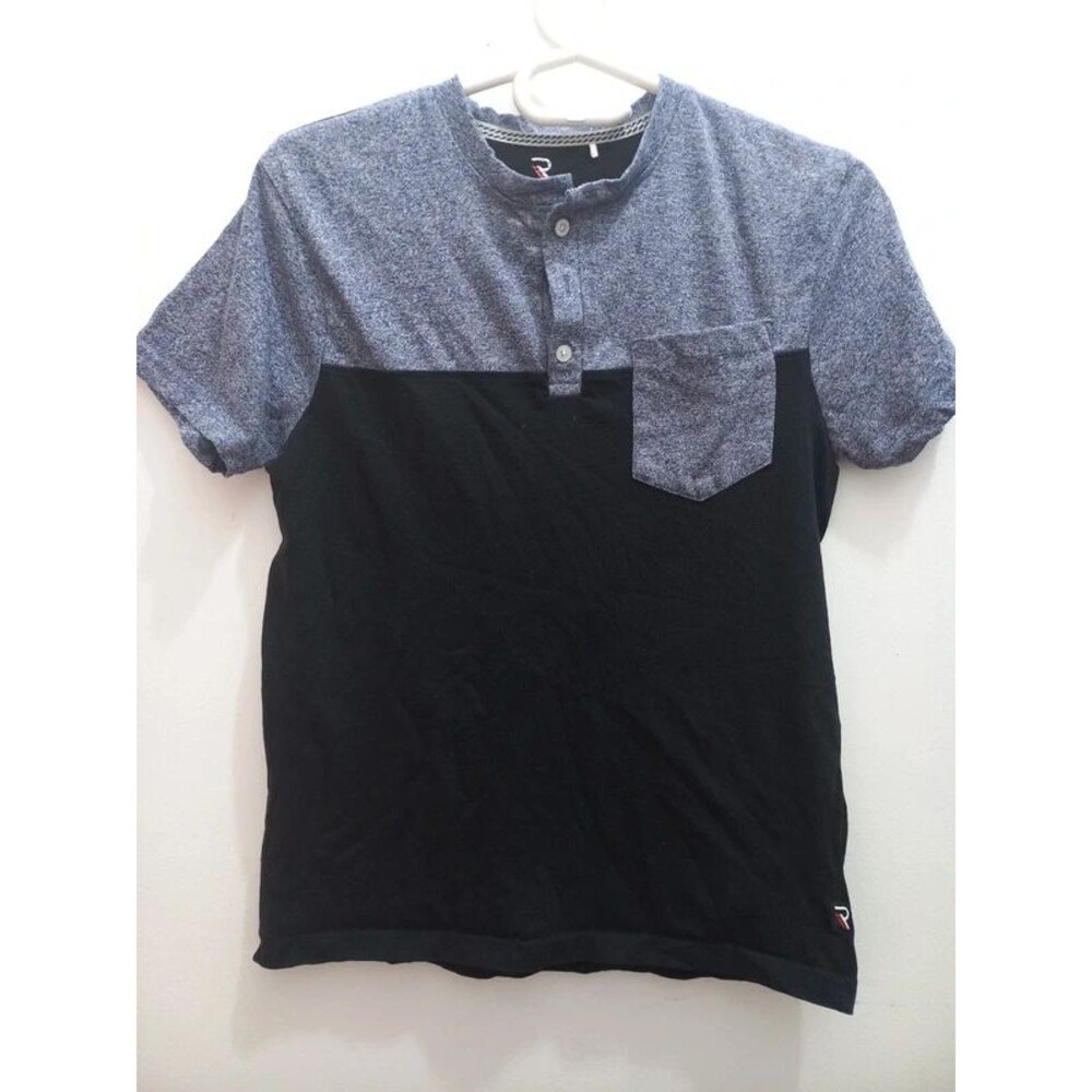 International Report Essentials Men's Colorblock Henley Tee